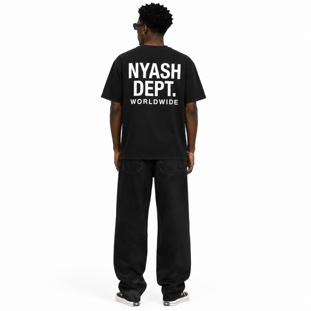 NYASH DEPT. SIGNATURE TEE – BLACK