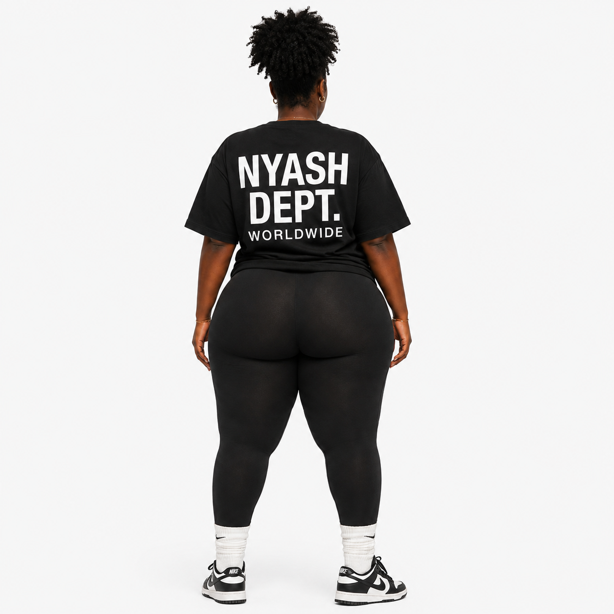 NYASH DEPT. SIGNATURE TEE – BLACK