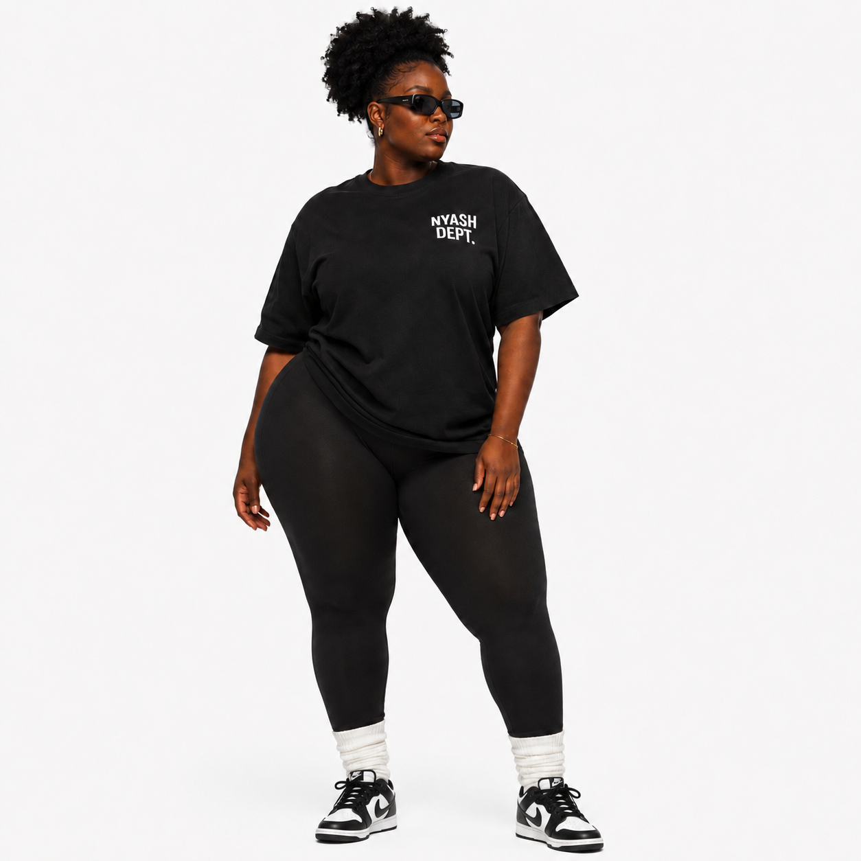 NYASH DEPT. SIGNATURE TEE – BLACK